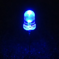 【C503B-BAN-CZ0A0451】砲弾型 LED 5mm Blue 8200-16800