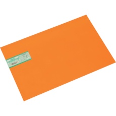 【PS4031-6】光 ポリスチレン板 オレンジ透明 300×450×1.0mm