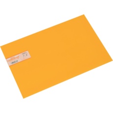 【PS4035-6】光 ポリスチレン板 オレンジ透明 300×450×0.5mm