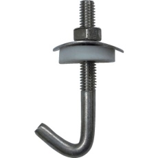【00037337】ダイドーハント ステンレス フックボルトセット 6X65 (100個入)