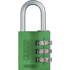 【145-30-GR】ABUS ナンバー可変式南京錠 145-30 グリーン