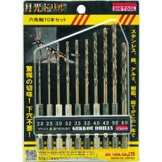 【6GK10P】BIC TOOL 六角軸10本セット