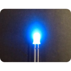 【AP-L02】高輝度LED(青色、5mm、6個入り)