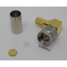 【SMA-PL-RG55BU】SMA型 同軸コネクタ L型プラグ