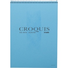 【140693】Mu クロッキー用紙 B5 SG-9655 ブルー