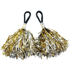 【14861】ハンドフリーポンポン小 ゴールドシルバー