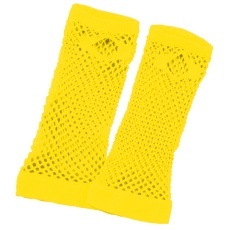 【1986】カラーメッシュグローブ 黄