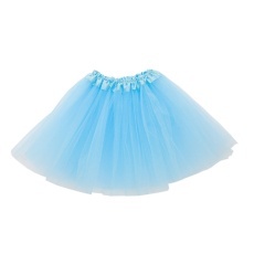 【3301】フリフリスカート 青