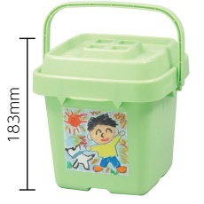 【4643】おかたづけボックスミニ薄緑