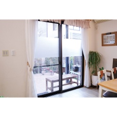 【51797】飛散防止窓貼りシートすりガラスタイプ(90×200cm)