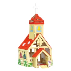 【55872】アイスの棒でつくる森の教会・小さな小屋