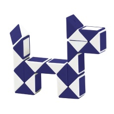 【7168】くねくね知育パズルミニ ブルー