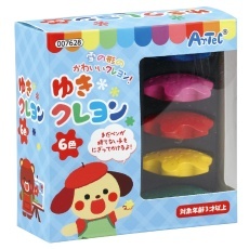 【7628】ゆきクレヨン 6色