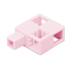 【76505】Artecブロック ハーフQ 薄ピンク8pcsセット