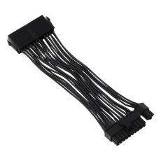 【WAX-2415C-BK】ATX用電源延長ケーブル 15cm ブラック