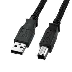 【KU20-NM50K2】ナイロンメッシュUSB2.0ケーブル(5m)