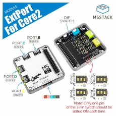 【M5STACK-M123】M5Stack Core2用ポート拡張モジュール