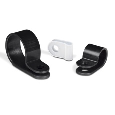 【AB-14N】ナイロンクリップ(標準 φ21mm 乳白色 100個入)