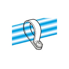 【AB-6N-W】ナイロンクリップ(耐候性 φ9.5mm 黒 100個入)