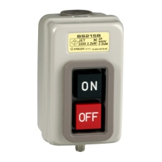 【BS215B3】動力用押しボタン開閉器(露出形 鉄ケース)