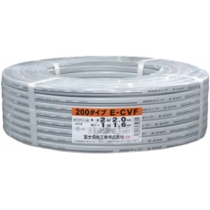 【E-CVF-2.0MMX2C+1.6】ビニルシースケーブル平形