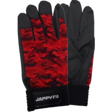 【JPF-178MR-L】作業用手袋 赤迷彩