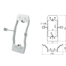 【JRW-1】スイッチ/コンセント用はさみ枠(スゴ枠)