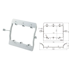 【JRW-3】スイッチ/コンセント用はさみ枠(スゴ枠、3連用)
