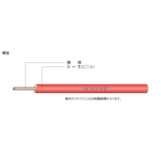 【KV-0.3SQｸﾛ】ビニル電線