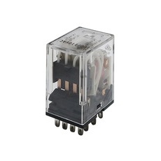 【MY4-AC24】ミニパワーリレー MY 4PDT AC24V プラグイン端子