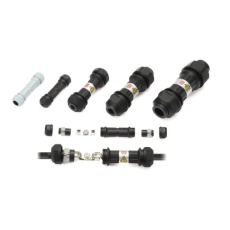 【OA-QW09SE-3】防水絶縁キャップ(3線式、耐候性、黒)