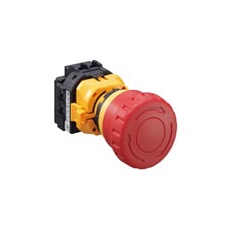 【XW1E-BV401MFR】φ22XWシリーズ非常停止用押しボタンスイッチ(ねじ端子形)