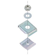 【Z-DHU-W3】ダクター吊り金具 溶融亜鉛