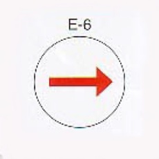 【ｷｬﾂｱｲ-E-6】キャツアイ(埋設標示ピン、E-6)