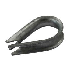 【ﾊｰﾄｼﾝﾌﾞﾙ-ｼｮｳ(6SQ~14SQ)】ワイヤー留具ハートシンブル