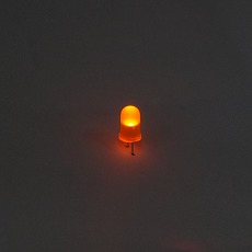 【503AD2E-1B】LED(橙、5mm、カラーレンズ)