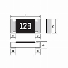 【RMC1/10-202JTP】2012 角板形チップ抵抗 2kΩ
