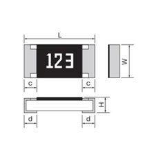【RMC1/10-513JTP】厚膜チップ抵抗(51kΩ/0.125W/2012)