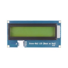 【SEEED-104020112】GROVE - 16 x 2 LCD(赤背景・黒文字)