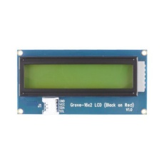 【SEEED-104020112】GROVE-16 x 2 LCD(赤背景・黒文字)