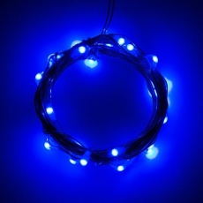 【SFE-PRT-14505】電源付LEDテープ FairyLights 青色(2.5m)