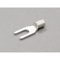【1.25Y-4S】銅線用裸圧着端子 Y形 4.0mm AWG#16～#14