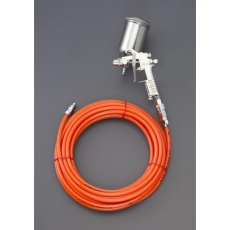 【EA121AB-22】250ml スプレーガン(上カップ/10mホース付)