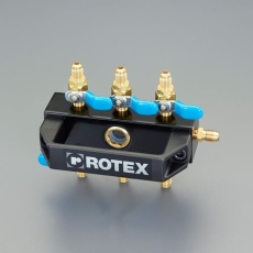 【EA100XA-6】1/4インチ 回収用ヘッダー(ボールバルブ・サイトグラス付)