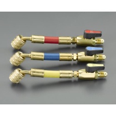 【EA104SB-10】1/4インチ x5/16インチ ボールバルブ付異径ホースアダプターセット