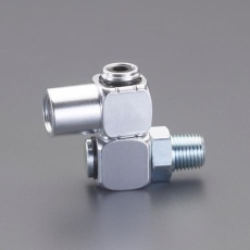 【EA140CS-61】R 1/4インチ xRc 1/4インチ スイベルコネクター