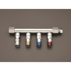 【EA140DL-141A】Rc 3/4インチ /4連 エアー配管分岐カップリング