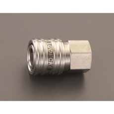 【EA140GT-104】G 1/2インチ 雌ねじカップリング(ステンレス製/ワンプッシュ)