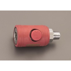 【EA140TB-2】1/4インチ エアーカップリングソケット(ボタン式)
