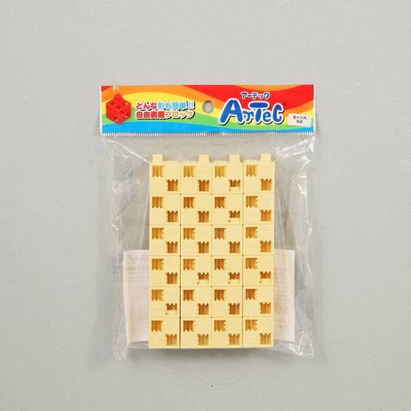 【77742】アーテックブロック 基本四角24PCSセット薄黄